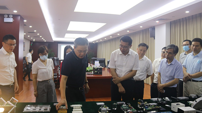 浙江省副省長盧山蒞臨新葡京平臺微調(diào)研